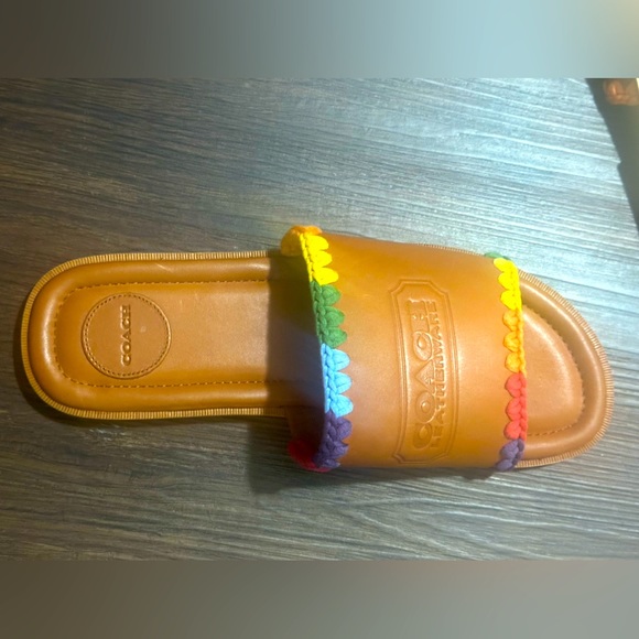 Men’s Coach Pride Slides - Picture 2 of 3